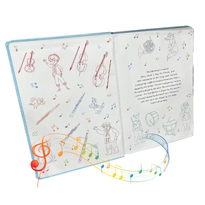 Tùy Chỉnh Bận Đầu Tiên Âm Thanh Bảng Set In Trống Đồng Bằng Bìa Cứng Tiếng Anh Tương Tác E-Book Cho Trẻ Em - Product Image 3