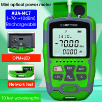 Testeur de fibre optique rechargeable trois-en-un BYXGD AUA-MC7 avec puissancemètre optique LED pour utilisation FTTX