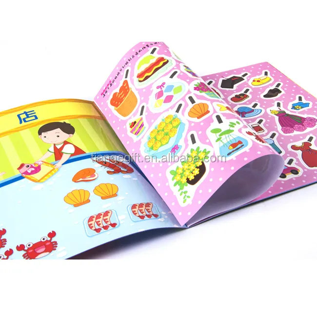 Factory Price Custom Reusable Sticker Book For Kids