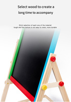 Nouveau design 2 en 1, bloc-notes d'art classique en bois de haute qualité, vente directe d'usine, bloc-notes d'art pour enfants, jouets