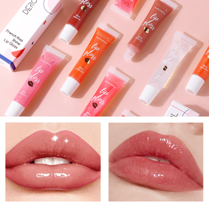 Etiqueta privada Logotipo personalizado Maquillaje Brillo natural Bálsamo labial Hidratante Plumper Clear Shimmer Brillo labial - Product Image 2