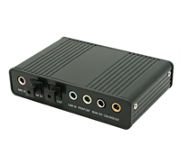 Scheda Audio USB Interna a 5.1 Canali per Chat Online, Gaming, Registrazione, Karaoke, Mixaggio ed Effetti di Riverbero