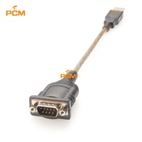 Cable Serial RS232 USB a DB9 con Chip FTDI FT232RL Compatible con UC232R-10 USB-DB9 10cm RS232