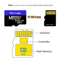 Kartu Memori Ekstra Mini 32GB UHS-I C10 U1 V10 Kompatibel Kamera MP3 GPS Ponsel 64GB Full HD 128GB Kartu Memori Flash