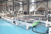 Routeur CNC TechPro intelligent et automatique pour l'étiquetage et l'assemblage de panneaux de meubles, ligne de production, perçage du bois, à vendre