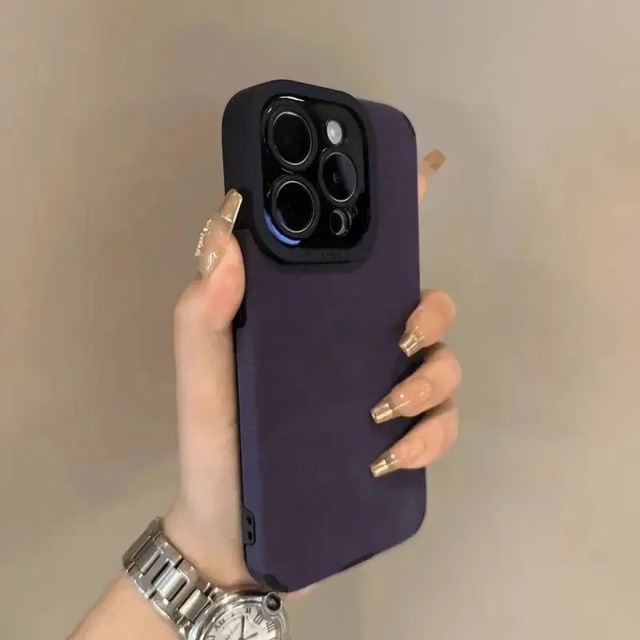 Luxury Matte TPU Phone Case for iPhone 15 14 Plus 13 12 11 Pro Max 7 8Plus SE Lens Protection Shockproof Silicone Cover