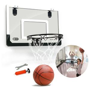 <span class=keywords><strong>Canestro</strong></span> da basket mini <span class=keywords><strong>per</strong></span> interni adatto ai bambini con tabellone in PVC e cerchio a sgancio rapido <span class=keywords><strong>per</strong></span> divertimento in <span class=keywords><strong>cameretta</strong></span> e asilo nido - Product Image 2