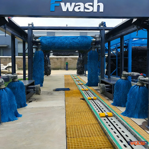 Impianto di <span class=keywords><strong>Lavaggio</strong></span> Auto a Tunnel di Grado Commerciale <span class=keywords><strong>con</strong></span> Sistema di Spazzole Rotanti per Stazioni di Servizio ad Alto Traffico e Pulizia Automatica dei Veicoli - Product Image 4