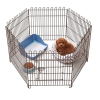 Cage pour chien Teddy, clôture pour animaux de compagnie pour petits chiens, maille en fer respirante, assemblable, capacité de 10 kg, vente directe en gros