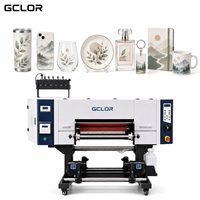 Printer Inkjet UV DTF Otomatis GCLOR GC-703U dengan Head XP600 untuk Stiker Kustom Film AB Roll-to-Roll