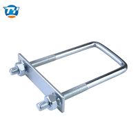 Écrous de fixation en acier au carbone hexagonal électrogalvanisé de classe 8.8 M6-M16 pour collier de serrage robuste pour tuyaux et conduites