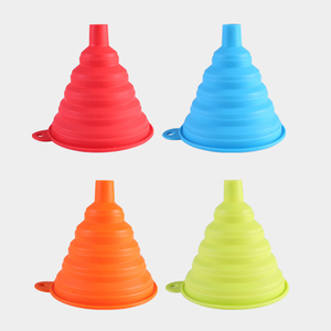 Kingwise Lớn Silicone Ráp Phễu Có Thể Gập Lại Rộng Miệng Tiện Ích Nhà Bếp Thiết Lập Cho Đóng Hộp Lọ Và Dầu Lỏng Đổ - Product Image 6