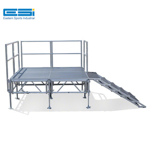 Plate-forme en aluminium portative professionnelle d'étape d'ESI avec la capacité de poids élevée, conception durable - Product Image 4