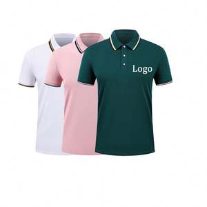 เสื้อโปโลแขนสั้นของผู้ชายสำหรับ100% เสื้อโปโลเสื้อโปโลพิมพ์ลายดีไซน์แบบกำหนดเอง - Product Image 1