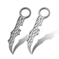Ouvre-bouteille multifonction en titane tendance avec logo personnalisé, outil EDC de défense personnelle pour la chasse et le camping