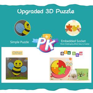 Rompecabezas de frutas <span class=keywords><strong>para</strong></span> niños pequeños de madera, actividades de aprendizaje <span class=keywords><strong>preescolar</strong></span>, juegos educativos <span class=keywords><strong>para</strong></span> niños, juguetes <span class=keywords><strong>para</strong></span> bebés, regalos de cumpleaños de Navidad - Product Image 5