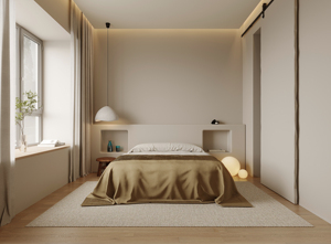 Nexus stile minimalista Interior Design Villa squisita soggiorno spazio Full House 3D costruzione immobiliare - Product Image 4