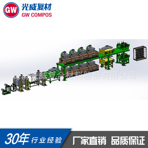 Línea de Producción de Preimpregnados Gw Compos, Equipo Automático para Tejidos No Tejidos de Fibra de Carbono, Aramida y Fibra de Vidrio - Product Image 2