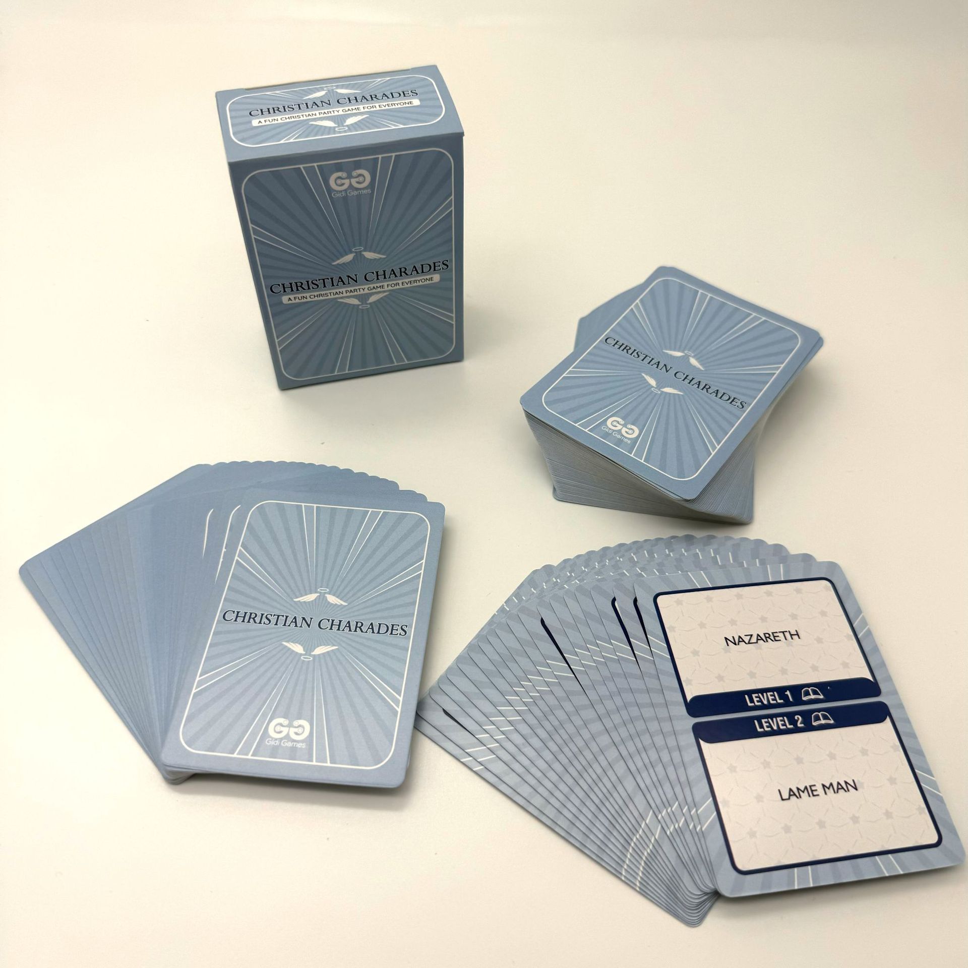 bleu-bleu ciel 100 cartes- charades chrétiennes