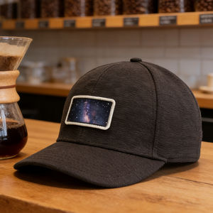 Gorra de béisbol de 6 paneles con parche de galaxia – Gorra de sol ligera y transpirable con cierre ajustable para golf, senderismo y deportes al aire libre - Product Image 5