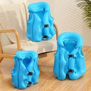 Chaleco de Natación Inflable Personalizado de Fábrica para Niños - Chaqueta de Flotación Ajustable para Entrenamiento de Natación para Bebés en Piscinas y Playa - Product Image 5