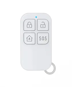 WiFi GSM GPSMSワイヤレスホームセキュリティ警報システムフラッシュサイレンPIRおよびドア煙探知器IPカメラ