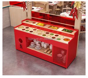 Mesa de comedor montada en la pared de un solo lado de estilo industrial para hoteles, cafeterías, restaurantes pequeños, Mostrador de condimentos, escuelas calientes - Product Image 5