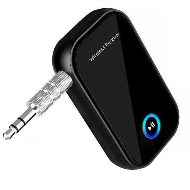 Car Bluet-ooth Receiver 5.0 Aux Blue-tooth Adapter Audio to Wireless Sound Box Handsfree Phone Call