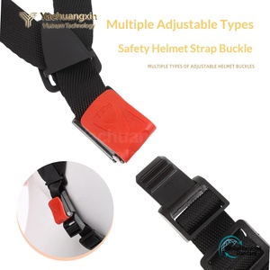 Hebilla Triple de Plástico de 52 mm de Largo con Tirador Rojo para Correas de Bolsas, Diseño Ligero y Fácil de Usar - Product Image 2