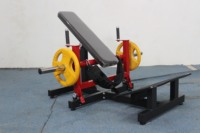 Machine à charge par disques pour pont fessier et poussée de hanche, équipement de musculation professionnel pour la gym, pour l'extension de la hanche et le développement des fessiers