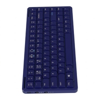 Nouveau clavier de bureau sans fil 2,4 GHz à 84 touches en alliage d'aluminium, à profil bas, avec interrupteurs mécaniques, rétroéclairage LED, hot-swap, triple mode