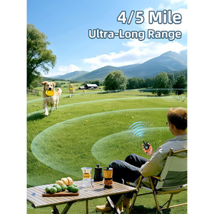 Dog <strong>Training</strong> <strong>Collar</strong> 3280ft Remote IP67 Waterproof 2 Dogs <strong>Training</strong> <strong>Shock</strong> <strong>Collar</strong> with LED Light SOS Beep Vibration - Product Image 2