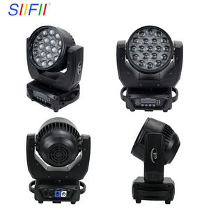 Luz LED de Cabeza Móvil 19*15W RGBW para Escenario, Efecto Beam y Wash, para DJ, Club, <span class=keywords><strong>Discoteca</strong></span>, Fiesta, Boda, Eventos, Iglesia, Bar, <span class=keywords><strong>Discoteca</strong></span> Nocturna - Product Image 6
