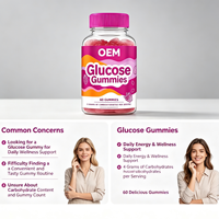 Bonbons au glucose, 4 g de glucides par portion, 60 unités, complément alimentaire