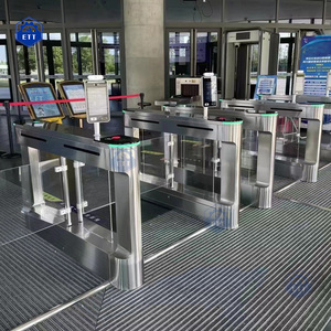 セキュリティターンスタイルゲート自動スイングバリア歩行者ゲートアクセス制御システム車椅子自転車に適しています。 - Product Image 5