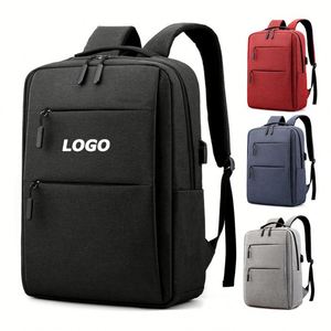 Durable Business <b>Laptop</b> Backpack for Men <b>15.6</b> <b>Inch</b>, Water Resistant Travel <b>Bag</b> with Custom Logo, Promotional Gifts - Product Image 1