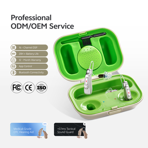 Audífono Híbrido Techmi y Tapón Electrónico 2 en 1, Dispositivo TWS OTC FDA con App para Pérdida Auditiva y Protección Táctica - Product Image 2