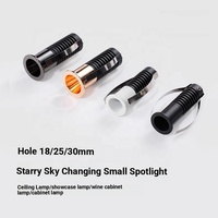 Spot LED anti-éblouissement intégré pour chambre et salon, petit plafonnier, design ciel étoilé