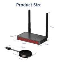 Langstrecken-WLAN-HD-Sender-Empfänger-Adapter 4K Ultra HD Streaming Video Display Drahtloser Adapter