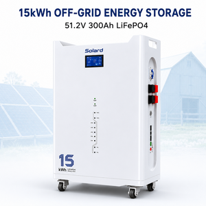 15kWh Stackable Battery System 51.2V 300Ah Hybrid <b>Grid</b> IP65 CAN Communication Home Solar Energy Storage 15.36kWh Energy Capacity - Product Image 1