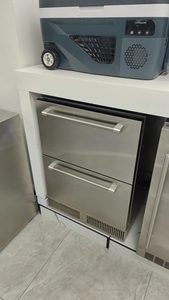 NE-359-12 145L Dual Temperature Under Counter <b>Drawer</b> Fridge for Home Bar Hotel Wine Beverage <b>Storage</b> Cabinet - Product Image 6