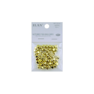 ILAN Metal Accessories 8x6mm Gold Plated For Handicrafts - Product Image 2