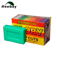 Savon en barre familial hautement moussant Reebay Baiyun Factory 90g Six Pack, savon à lessive / savon de bain en couleurs arc-en-ciel mélangées