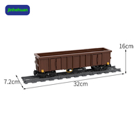 Modèle de Train jouet petites pistes de Train en briques jouets pour adultes ensembles de blocs de construction en plastique cadeau pour filles et garçons