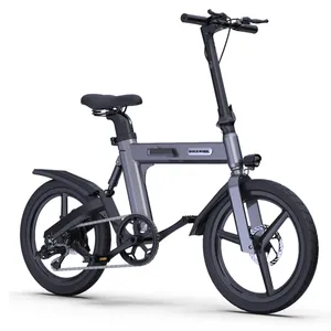 도매 퀵휠 C7 전기 하이브리드 자전거 48V500W 15Ah 배터리 가방 전기 자전거 20 인치 50 km/h 기타 전기 자전거