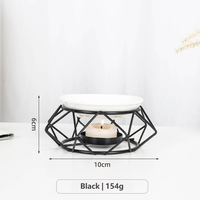 Diffuseur d'arômes romantique en métal, style nid d'oiseau, pour cire fondue et huiles essentielles, délicat, pour la maison et les mariages