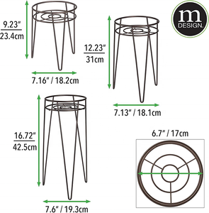 Soporte de <span class=keywords><strong>maceta</strong></span> de metal decorativo para interiores y exteriores - Product Image 4