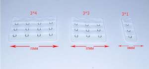 Extensions de <span class=keywords><strong>soutien</strong></span>-<span class=keywords><strong>gorge</strong></span> 3x2 rangées avec boucles allongées et <span class=keywords><strong>2</strong></span> <span class=keywords><strong>crochets</strong></span> pour sous-vêtements - Product Image 4