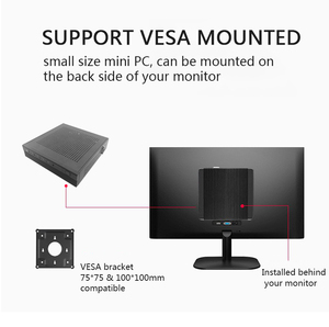 Mini Pc De Jeu <span class=keywords><strong>Intel</strong></span> Broadwell <span class=keywords><strong>Comet</strong></span> <span class=keywords><strong>Lake</strong></span> I75500U 10610U Processeur WiFi BT PC De Bureau Mini Pc <span class=keywords><strong>Intel</strong></span> 8G MAX 32G RAM SSD - Product Image 5
