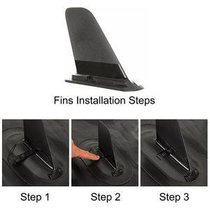 Personne Kayak gonflable bateau Kayak en plastique usine personnalisé vert 1 EVA Origami 1 personne pliant pêche canoë lacs et rivières - Product Image 6